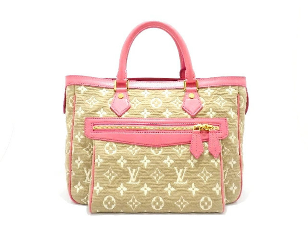 LOUIS VUITTON Monogram Sabia Cabas Rose Pink Tote Bag Cruise